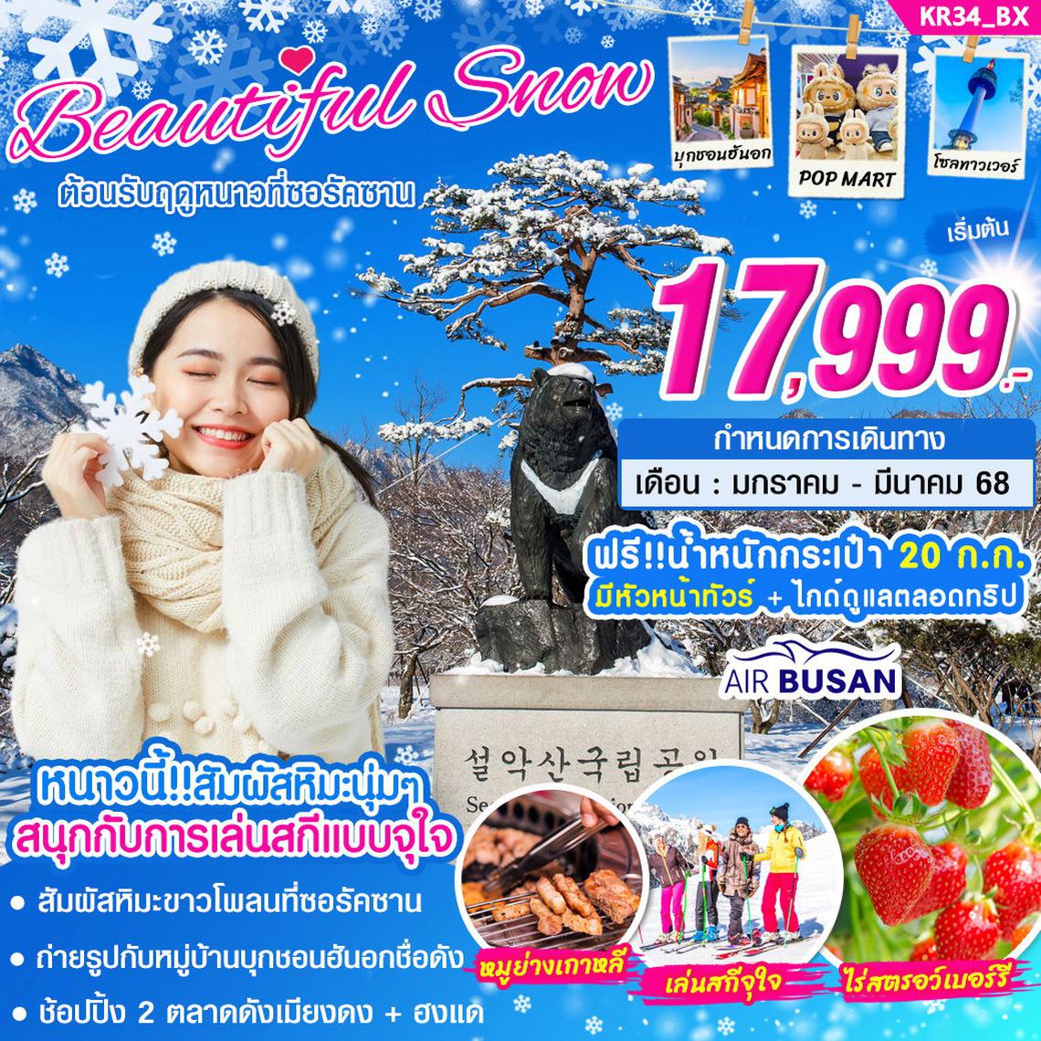 ทัวร์เกาหลี BEAUTIFUL SNOW 