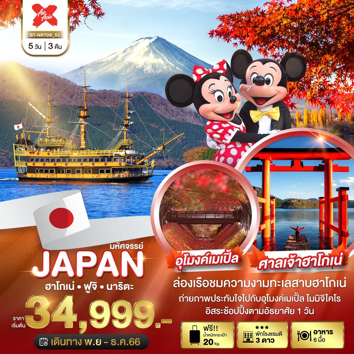 มหัศจรรย์...JAPAN ฮาโกเน่ ฟูจิ นาริตะ