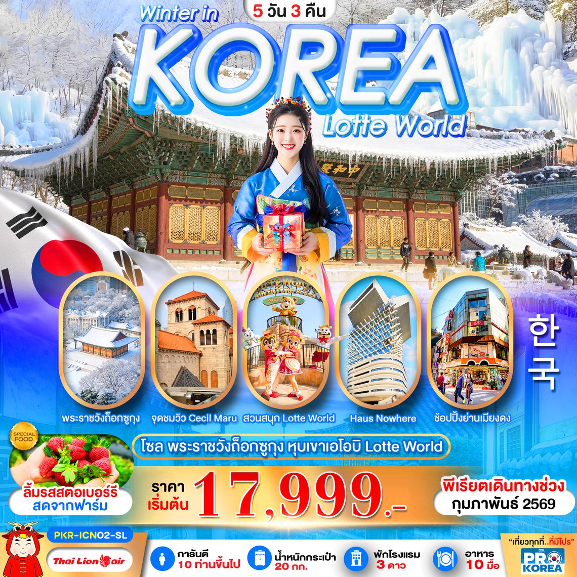 PKR-ICN02-SL PRO WINTER IN KOREA 5D3N