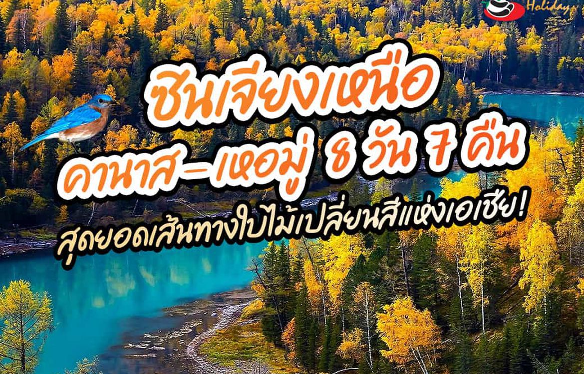 ทะเลสาบคานาสือ – เหอมู่ ซินเจียงเหนือ 8 วัน 7 คืน สุดยอดเส้นทางใบไม้เปลี่ยนสีแห่งเอเชีย!
