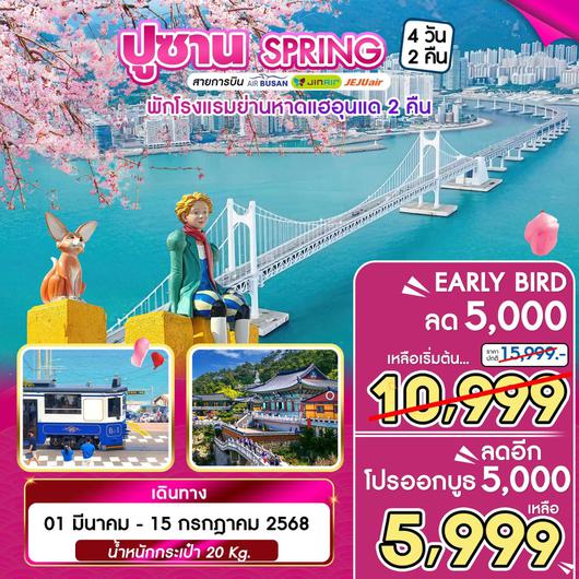 ทัวร์ปูซาน  BUSAN SPRING 4วัน2คืน