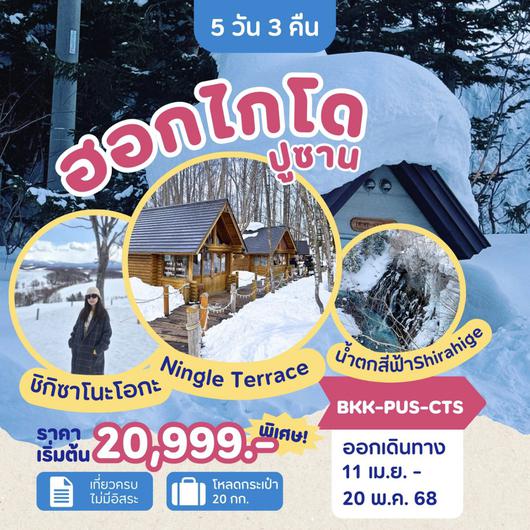 ทัวร์ญี่ปุ่น HOKKAIDO-BUSAN 5D 3N