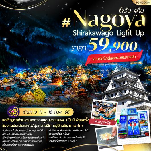 TG-NGO001 Nagoya Shirakawago Light Up Osaka 11-16 Feb 2023