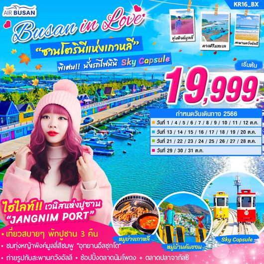 BUSAN IN LOVE ซานโตรินี่แก่งเกาหลี 5D3N BY BX