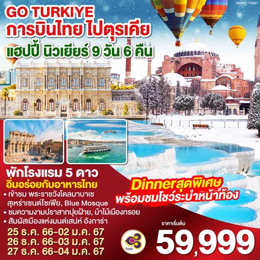 GO TURKEY การบินไทย ไปตุรเคีย แฮปปี้ นิวเยียร์ 9D6N by TG