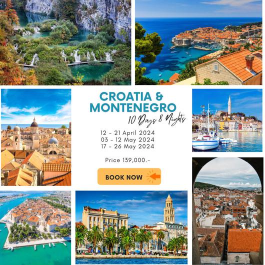 Insight The World Heritage site Croatia & Montenegro 10D7N by TK