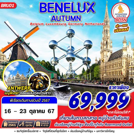 BENELUX AUTUMN BELGIUM LUXEMBOURG GERMANY NATHERLANS 8วัน 5คืน by SINGAPORE AIRLINES