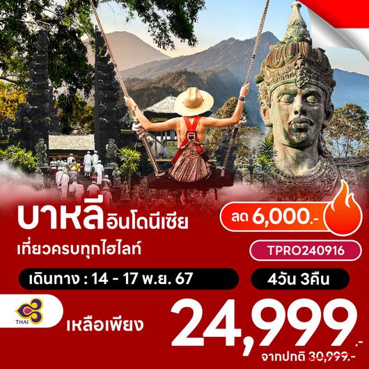 โปรไฟไหม้ อินโดนีเซีย บาหลี เที่ยวครบทุกไฮไลท์ ลด 6,000.-