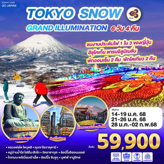 TOKYO SNOW GRAND ILLUMINATION 6D 4N โดยสายการบินไทย [TG]