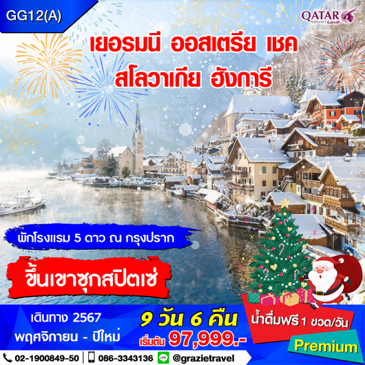 เยอรมนี เชค สโลวาเกีย ฮังการี ออสเตรีย 9 วัน