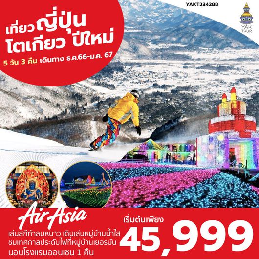 New Year Tokyo ปีใหม่ ยืนหนึ่ง 5 วัน 3 คืน