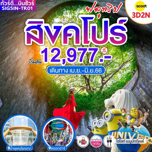 SINGAPORE FULL TRIP 3D2N BY TR