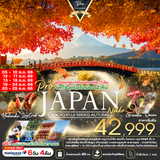 PRO TOKYO NIKKO AUTUMN 6D4N by MH