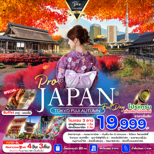 PRO JAPAN TOKYO FUJI AUTUMN 4D3N BY SL
