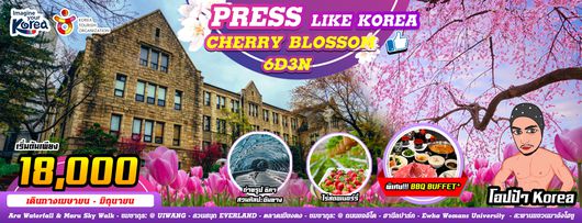 Press Like Cherry Blossom 6D3N