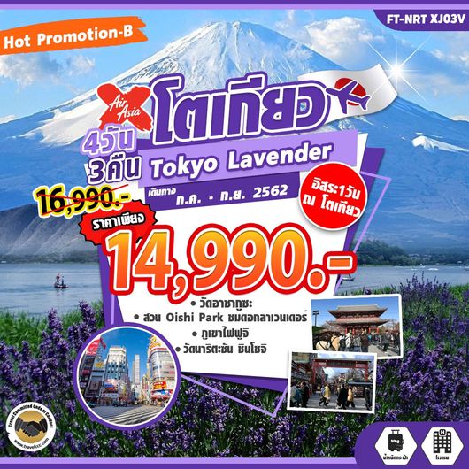 ทัวร์ญี่ปุ่น TOKYO LAVENDER HOT PROMOTION