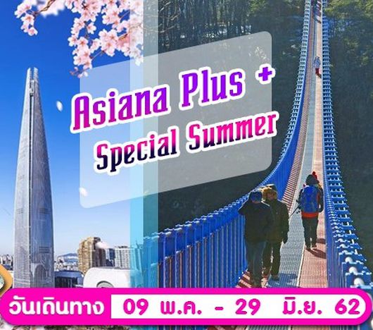 ทัวร์เกาหลี ASIANA PLUS + SPECIAL SUMMER (4D2N)