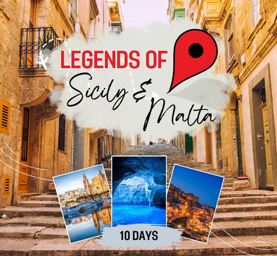 EUR52 LEGENDS OF SICILY MALTA 11 วัน 8 คืน