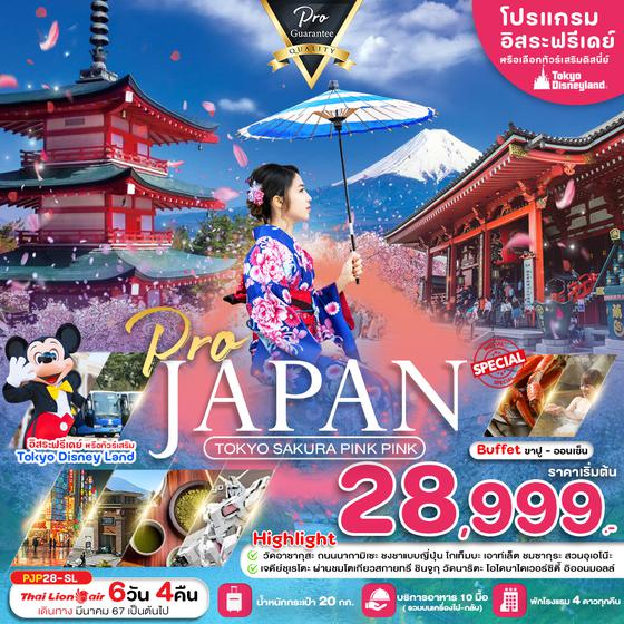 JAPAN TOKYO SAKURA PINK PINK ญี่ปุ่น โตเกียว 6 วัน 4 คืน เดินทาง มีนาคม - เมษายน 67 เริ่มต้น 28,999.- Thai Lion Air (SL)