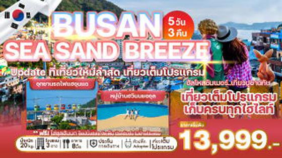 WEKR-BSSB2025 ทัวร์เกาหลี BUSAN SEA SAND BREEZE  5 วัน 3 คืน  AIR BUSAN