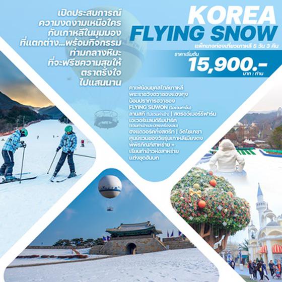 KOREA FLYING SNOW