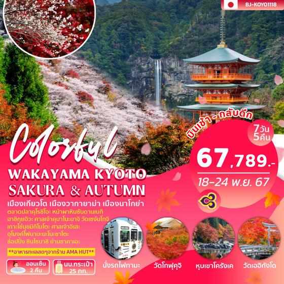 BJ-KOYO1118 COLORFUL WAKAYAMA KYOTO SAKURA & AUTUMN