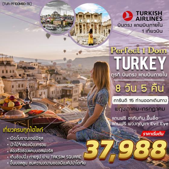 ทัวร์ตุรกี Perfect Turkey ตุรกี บินภายใน 1 เที่ยว 