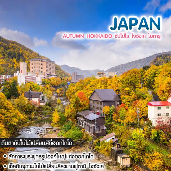 ทัวร์ญี่ปุ่น Autumn Hokkaido ซัปโปโร โจซังเค โอตารุ