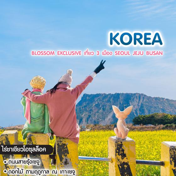 ทัวร์เกาหลี Blossom Exclusive เที่ยว 3 เมือง Seoul Jeju Busan
