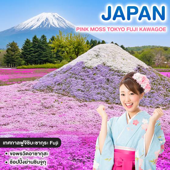 ทัวร์ญี่ปุ่น PINK MOSS TOKYO FUJI KAWAGOE   