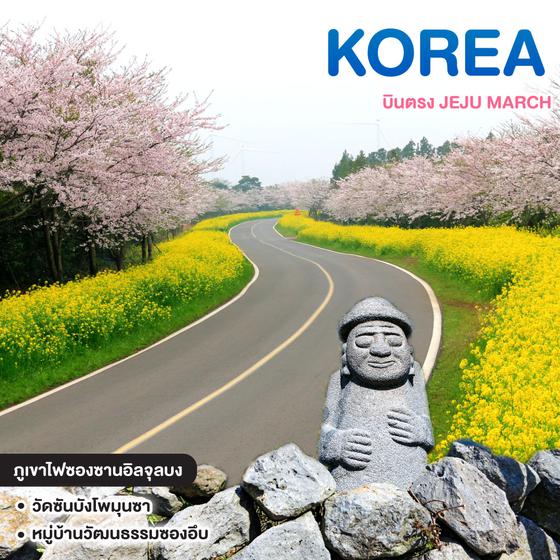ทัวร์เกาหลี บินตรง JEJU MARCH 