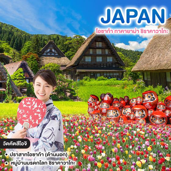 ทัวร์ญี่ปุ่น OSAKA SHIRAKAWAGO SUMMER โอซาก้า ทาคายาม่า ชิราคาวาโกะ