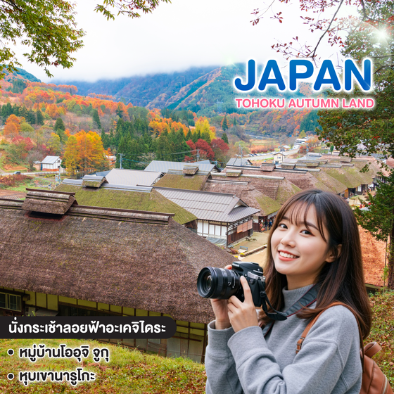 ทัวร์ญี่ปุ่น TOHOKU AUTUMN LAND NO 2 TOKYO IBARAKI SENDAI MIYAGI YAMAGATA FUKUSHIMA NIKKO  