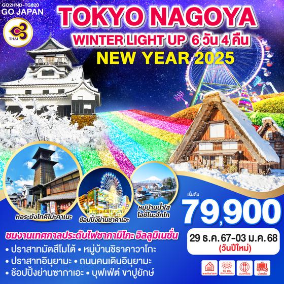 TOKYO NAGOYA WINTER LIGHT UP NEW YEAR 6D 4N โดยสายการบินไทย [TG]