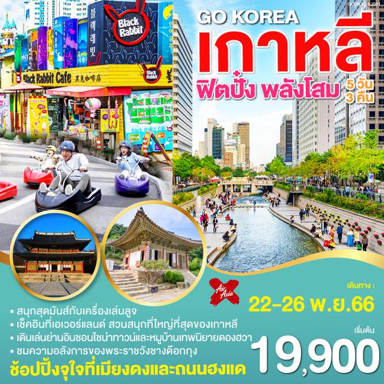 KOREA เกาหลี ฟิตปั๋ง พลังโสม 5 วัน 3 คืน โดยสายการบินแอร์เอเชียเอ๊กซ์ (XJ)