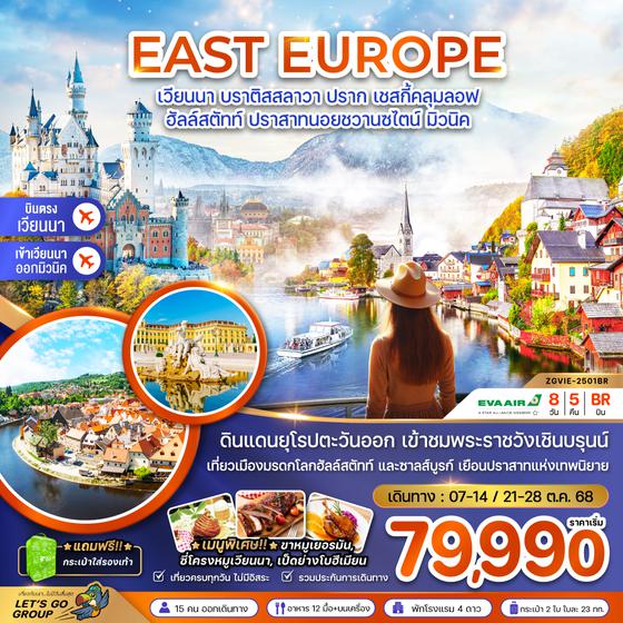 ZGVIE-2501BR ออสเตรีย สโลวัค เช็ค เยอรมัน (พระราชวังเชินบรุนน์ ปราสาทนอยชวานซไตน์)