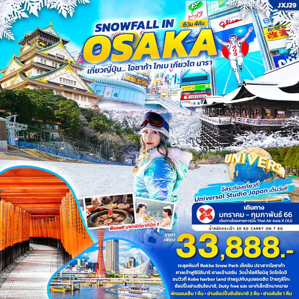 JXJ29 SNOWFALL IN OSAKA 6วัน4คืน