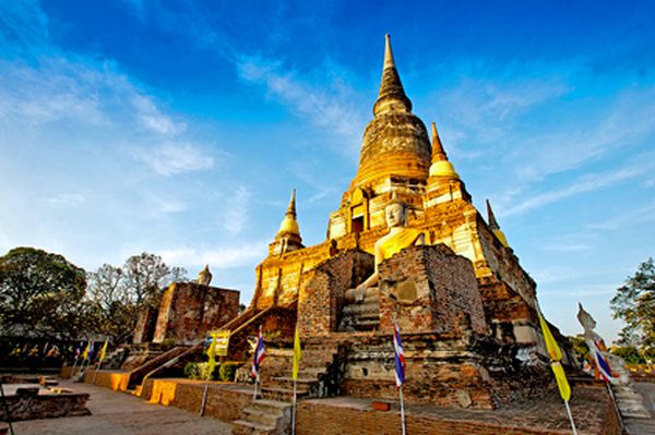 อิ่มบุญสุขใจ ไหว้พระภาคกลาง ทำบุญไหว้พระ 9 วัด-อยุธยา 1วัน โดยรถตู้ปรับอากาศ