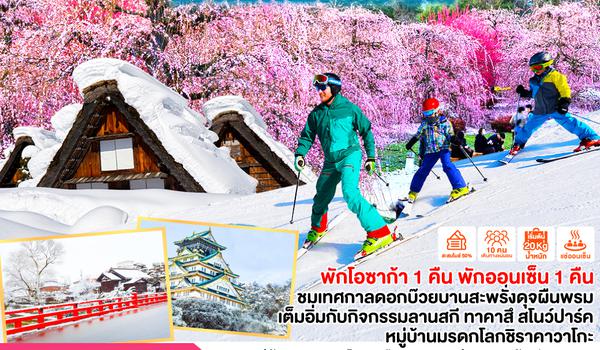 QQGO2NGO-TG041 TAKAYAMA TAKASU COLORFUL IN WINTER 6D 4N โดยสายการบินไทย [TG]