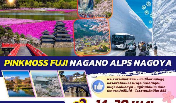 TOP318 : PINKMOSS FUJI NAGANO ALPS NAGOYA 7D4N BY TG