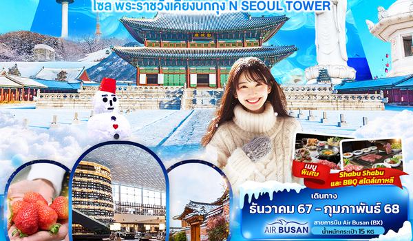 KBX49 Winter Magic Korea Seoul โซล พระราชวังเคียงบกกุก N SEOUL TOWER 5วัน 3คืน