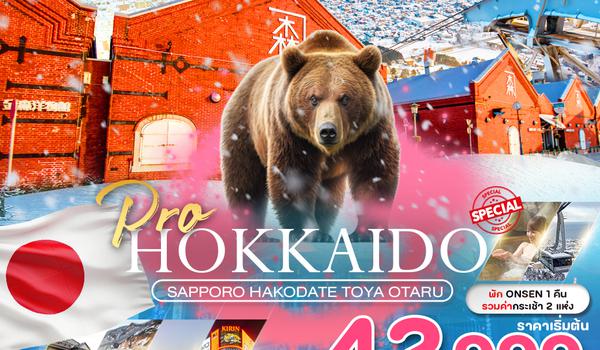 PJP13-XJ PRO HOKKAIDO SAPPORO HAKODATE TOYA OTARU 6D4N