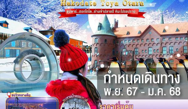 TG030 HOKKAIDO HAKODATE TOYA OTARU 6DAYS 4NIGHTS BY TG -- NOV - DEC'24 -- ซุปตาร์.ฮอกไกโด..ย่างเข้าปลายปี หิมะโปรยปราย.. ProgramId:204