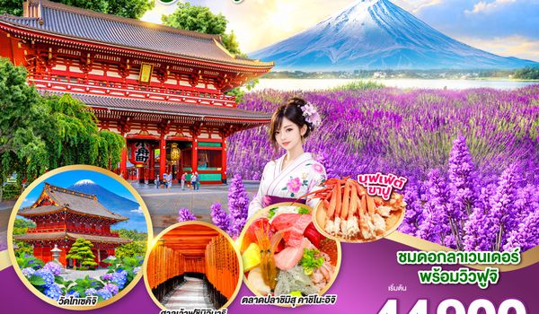 QQGO2KIX-TG084 OSAKA KYOTO FUJI TOKYO COLORFUL 6D 4N โดยสายการบินไทย [TG]