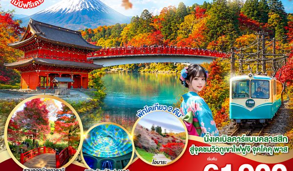 GO2NGO-TG086 OBARA KORANKEI ATAMI TOKYO AUTUMN 7D 4N โดยสายการบินไทย [TG]