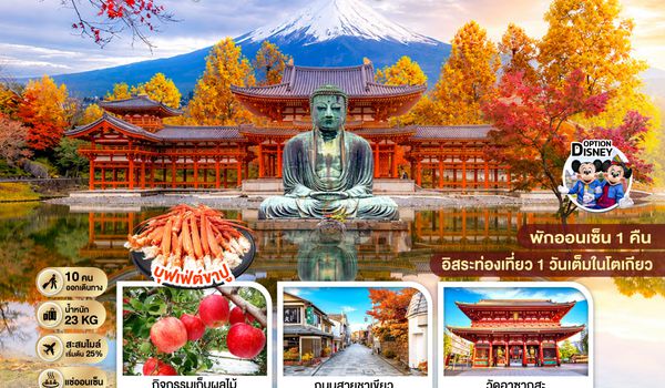 GO2KIX-TG093 KYOTO UJI TOKYO KAMAKURA FRUIT PICKING 7D 4N โดยสายการบินไทย [TG]
