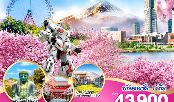 QQGO2HND-TG040 TOKYO FUJI SAKURA SHOPPING  6D 3N  โดยสายการบินไทย [TG]