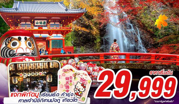 KIX02 XJ DMK OSAKA ใบไม้แดงคาวาอี้ (FREEDAY)  XJ612-613 NOV-DEC 5D3N