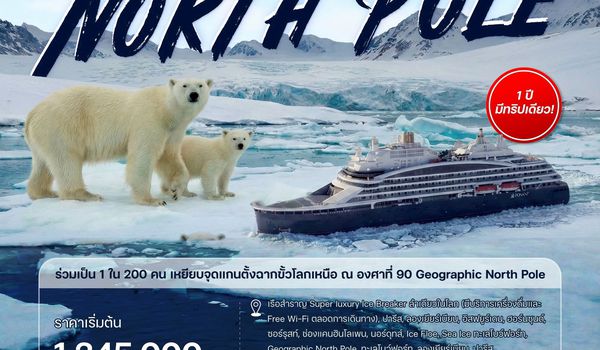 20 วัน มหัศจรรย์ขั้วโลกเหนือ 90 NP