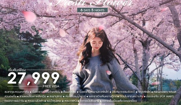 ทัวร์คุณธรรม Dalian ต้าเหลียน ตานตง เสิ่นหยาง 6 วัน 5 คืน (MU) 